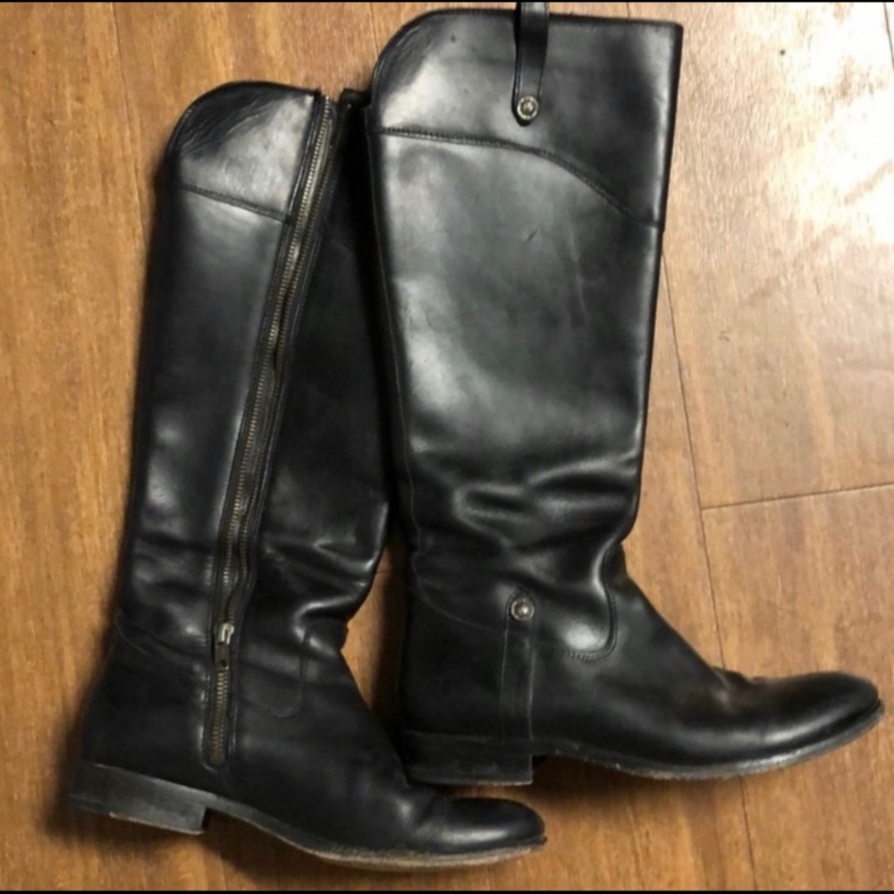 Frye leather riding boots